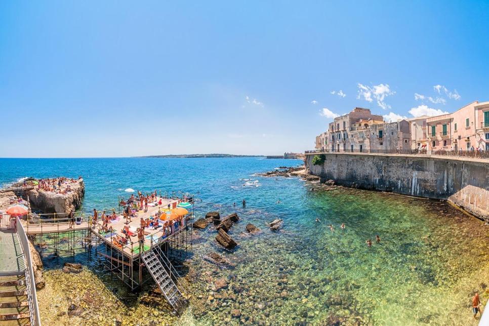 Apartamento Terrazza Dei Mori - Seaview Terrace In Ortigia Syracuse Exterior foto